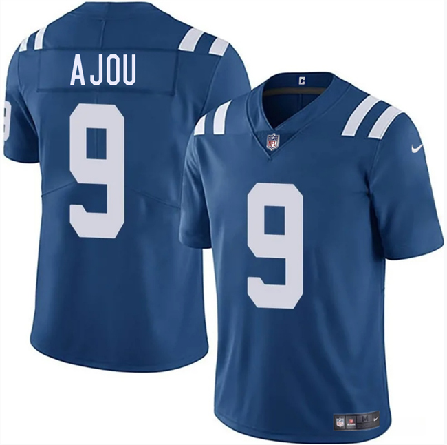 Men's Blue Indianapolis Colts #9 Ajou Ajou 2025 Vapor Limited Stitched Football Jersey